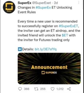 How to unlock superex Et token and withdraw to usdt