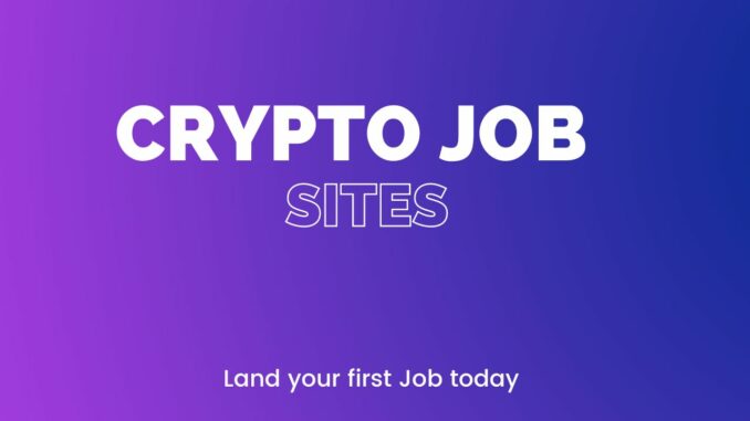 Job listing sites